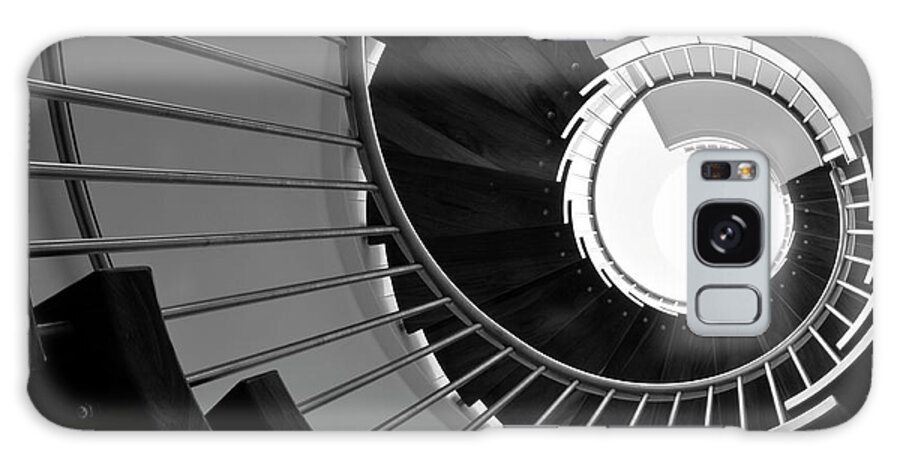 Steps Galaxy Case featuring the photograph Spiral Staircase, Jersey by Alan lagadu