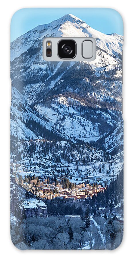 Mt. Abram Galaxy Case featuring the photograph Spotlight On Ouray by Denise Bush