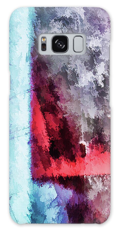 Square Away Galaxy Case featuring the mixed media square one No.2 by Tom Druin