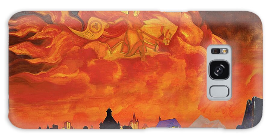 Nicholas Roerich Galaxy Case featuring the painting St Sophia the Almighty Wisdom - Digital Remastered Edition by Nicholas Roerich