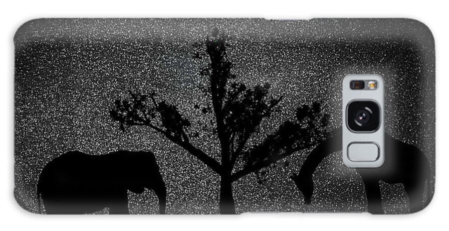 Elephant Galaxy Case featuring the digital art Starry Night by Cathy Harper