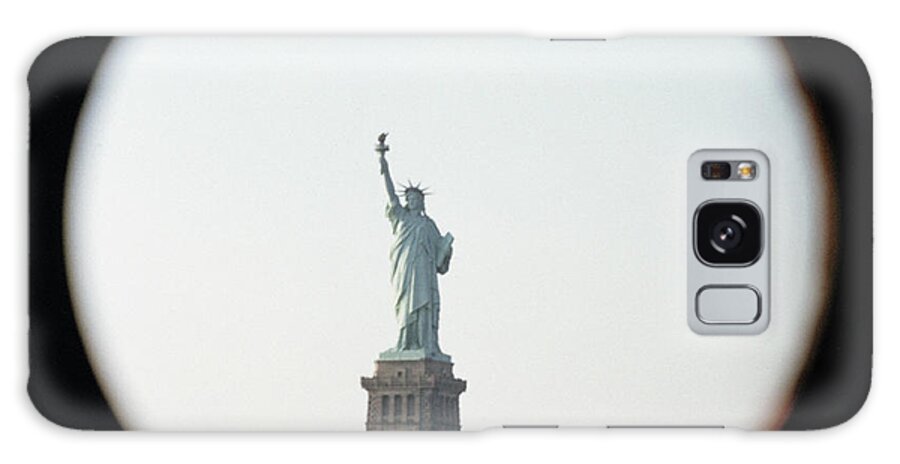 Statue Of Liberty Galaxy Case featuring the photograph Statue Of Liberty, 1886 by Frederic Auguste Bartholdi