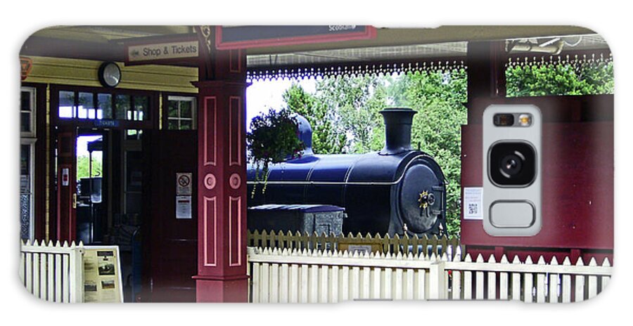Scotland Galaxy S8 Case featuring the photograph Strathspey Railway. Caladonian Railway 828 by Lachlan Main