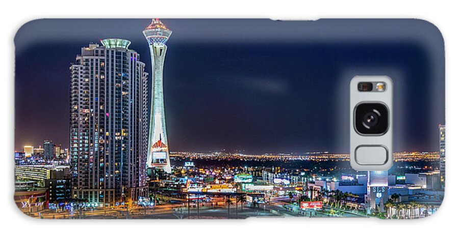 Las Vegas Galaxy Case featuring the photograph Stratosphere Hotel And Casino Las Vegas Nevada Photograph by Dave Morgan