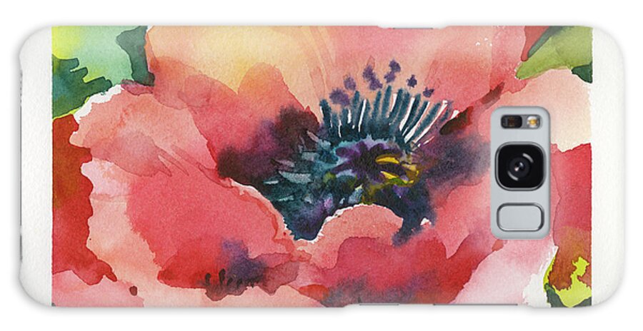 Floral Galaxy Case featuring the painting Stunner by Annelein Beukenkamp