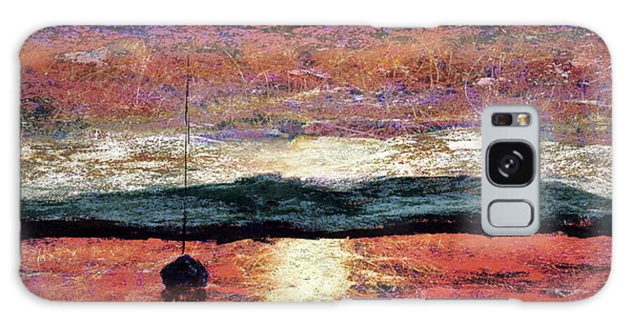 Island Galaxy Case featuring the digital art Sucia Island Sunset by Ken Taylor
