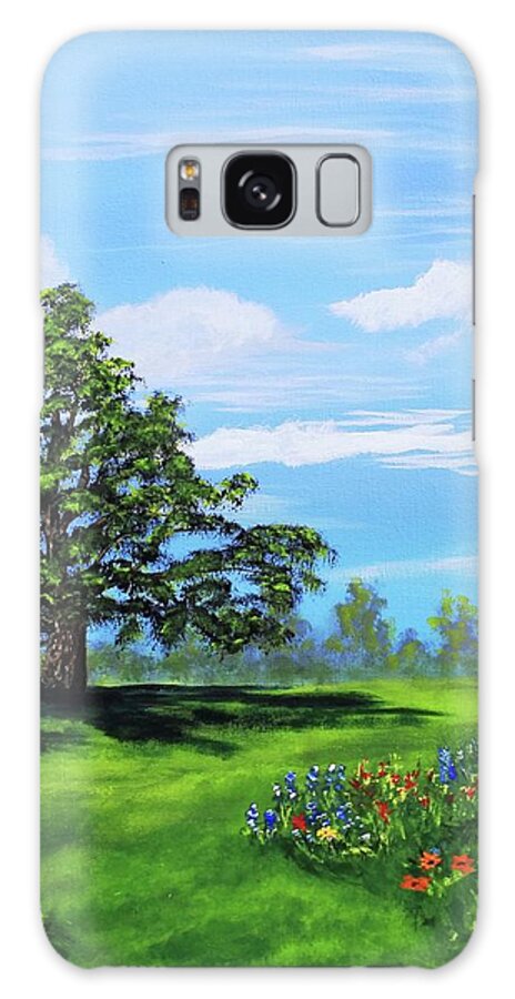 Landscape Galaxy Case featuring the painting Summer Breeze by Robert Clark