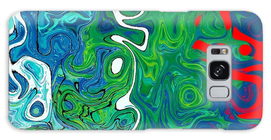 Art Galaxy Case featuring the digital art Summer Colors by Pamela Strauss-Arriaza