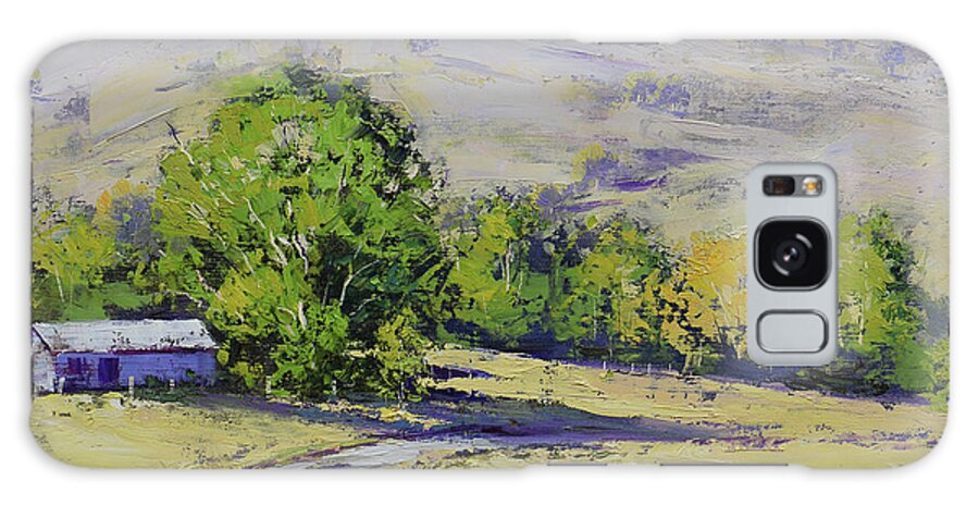 Nature Galaxy Case featuring the painting Summer day tumut by Graham Gercken