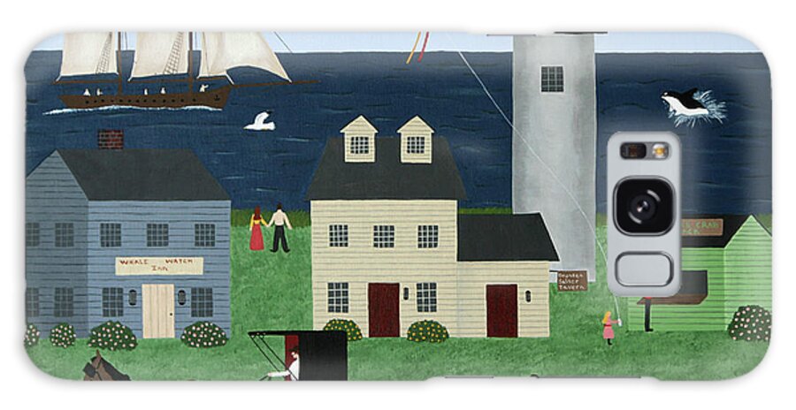 Summer In New England Galaxy Case featuring the painting Summer In New England by Susan C Houghton