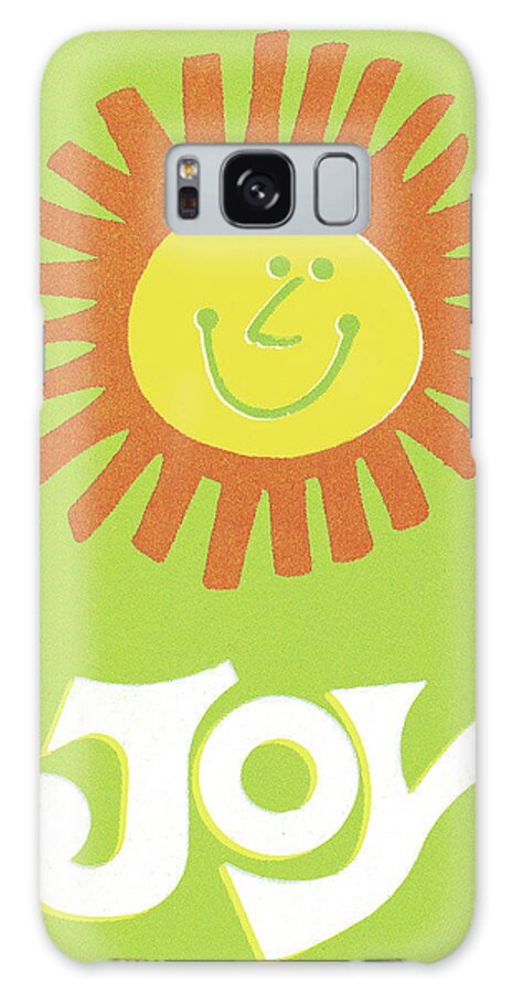 Beach Galaxy Case featuring the drawing Sun and Joy by CSA Images
