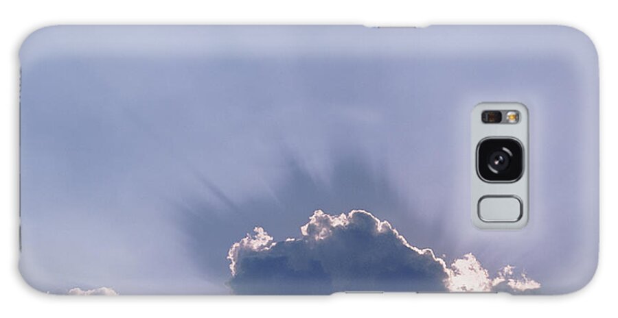 Sun Ray Galaxy Case featuring the photograph Sun Rays From Behind Cloud by John Mead/science Photo Library