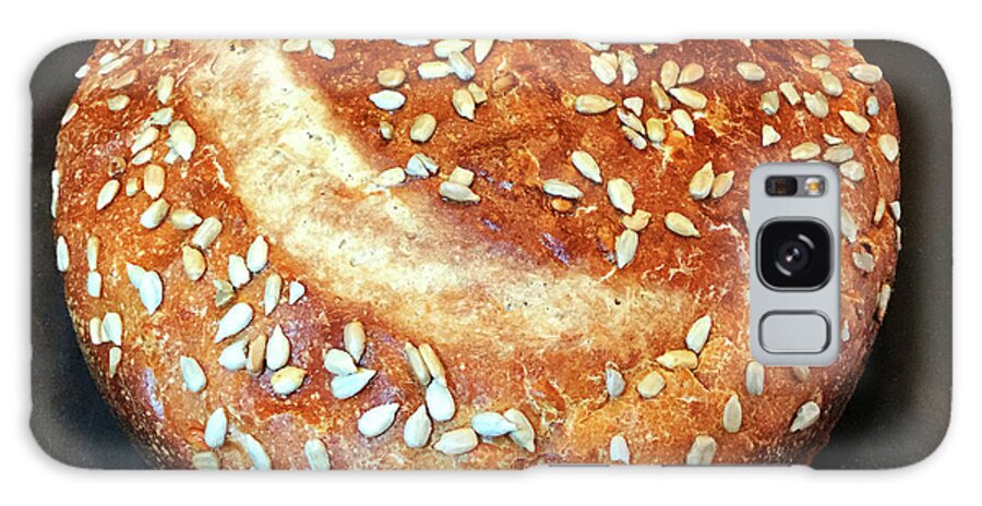 Bread Galaxy S8 Case featuring the photograph Sunflower Seed Sourdough by Amy E Fraser