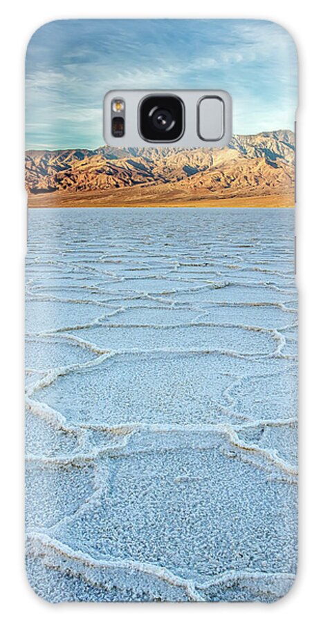 Scenics Galaxy Case featuring the photograph Sunrise At Badwater, Death Valley by Pierre Leclerc Photography