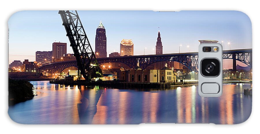 Dawn Galaxy Case featuring the photograph Sunrise In Cleveland by Henryk Sadura
