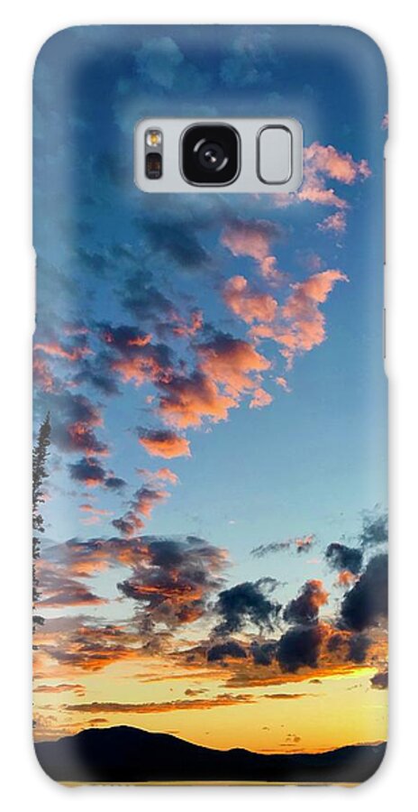 Murtle Lake Galaxy Case featuring the photograph Sunset at Ranger Cabin by Gregory Merlin Brown