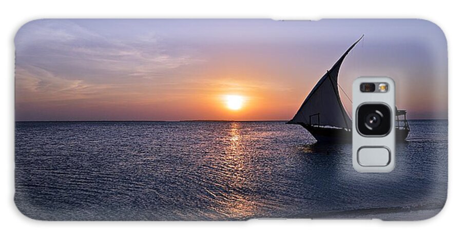Sunset Galaxy Case featuring the photograph Sunset at Zanzibar by Thomas Schroeder