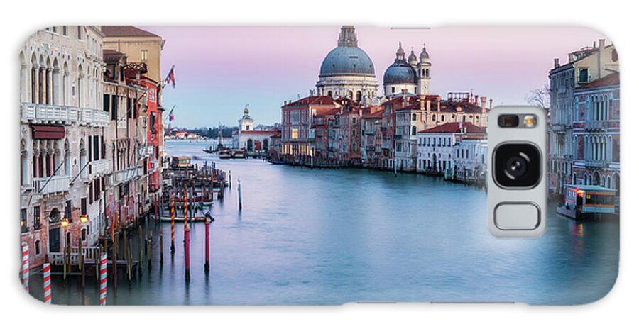 Sunset From Ponte Dell'accademia Galaxy Case featuring the photograph Sunset from Ponte dell'Accademia by Randy Lemoine