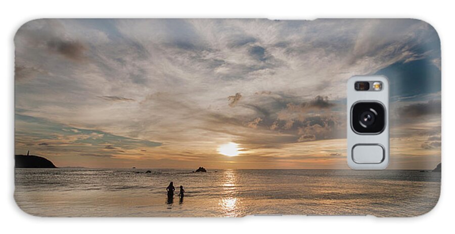 Water's Edge Galaxy Case featuring the photograph Sunset In The Venezuelan Caribbean by Elizabeth Fernandez