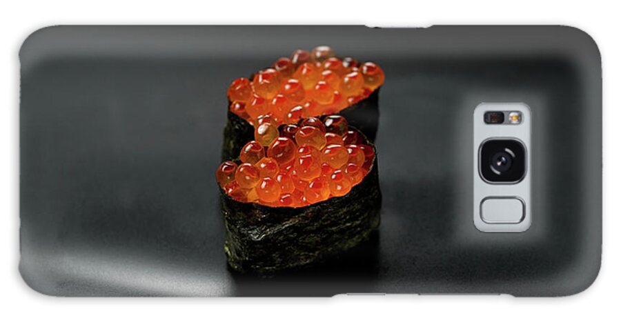 Orange Color Galaxy Case featuring the photograph Sushi Ikura by Ryouchin