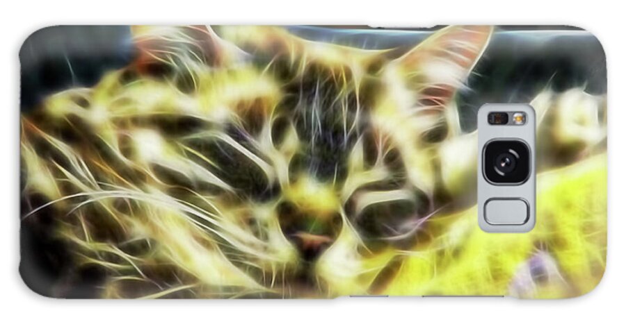 Cat Galaxy Case featuring the digital art Sweet Dreams Baby Girl by D Hackett