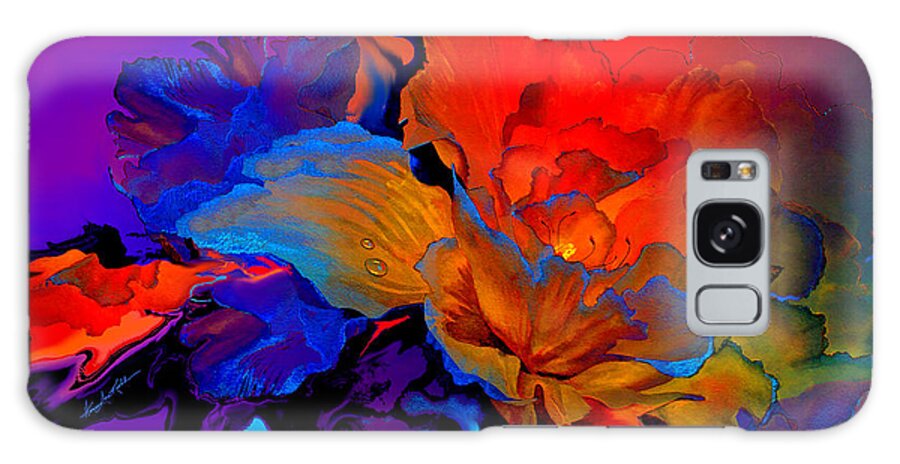 Vibrant Color Galaxy Case featuring the digital art Sweet Harmony by Hanne Lore Koehler