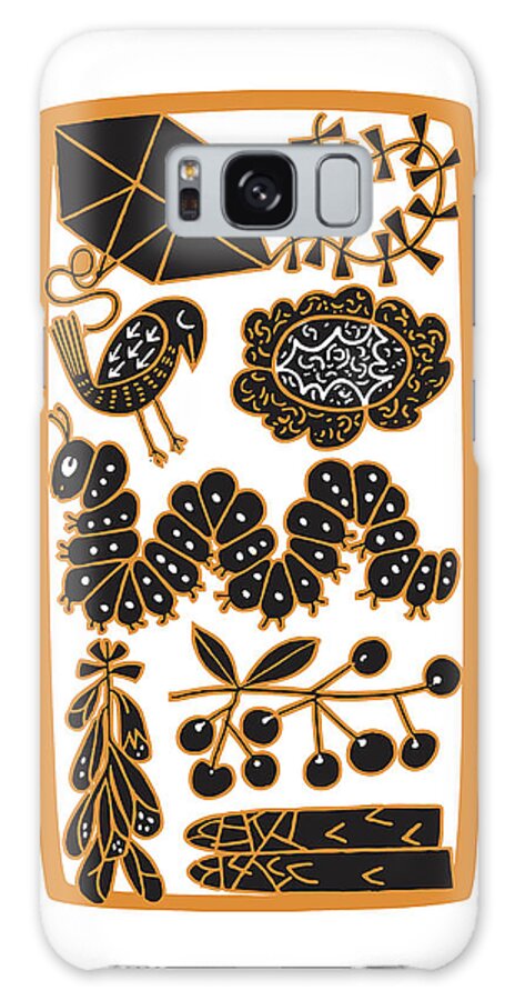 Animal Galaxy Case featuring the drawing Symbols of Spring by CSA Images