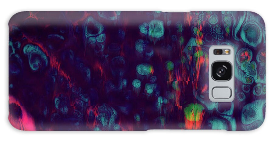 Glitch Galaxy Case featuring the digital art Synthwave by Jennifer Walsh