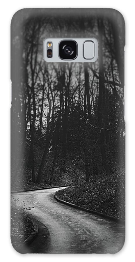 Black And White Galaxy Case featuring the photograph That Lonesome Road by Scott Norris