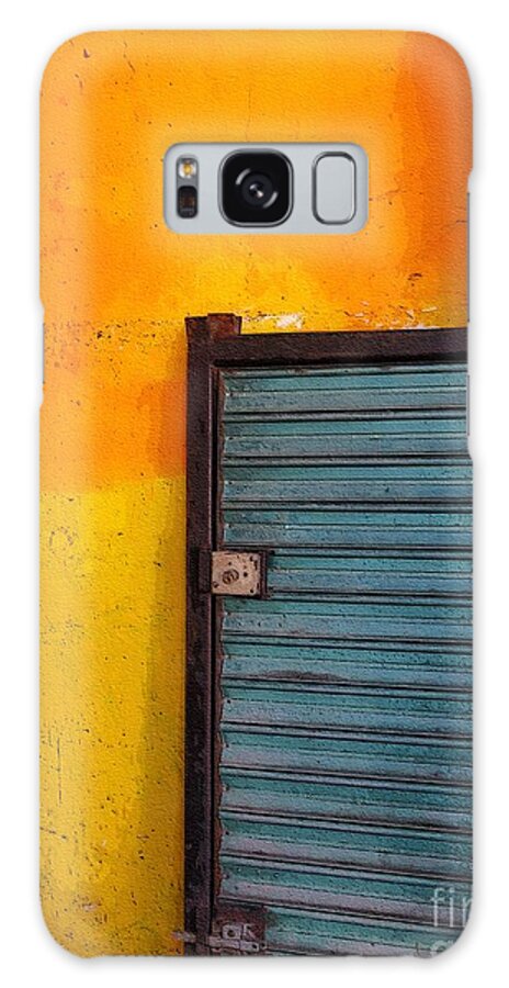 Well Galaxy Case featuring the photograph The Blue Door by Diana Rajala
