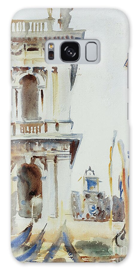 Venice Galaxy Case featuring the painting The Corner of the Libreria, with the Column of St Theodore, Venice, 1904 by John Singer Sargent