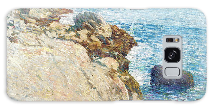 Art Galaxy Case featuring the painting The East Headland, Appledore - Isles Of Shoals, 1908 by Childe Frederick Hassam