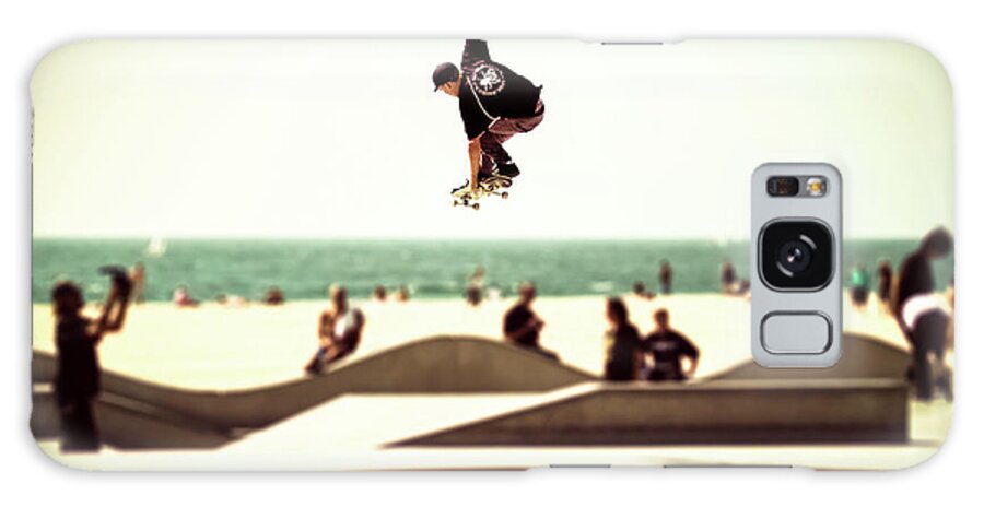 Skateboard Park Galaxy Case featuring the photograph The Great Jump by Giuseppe Torre