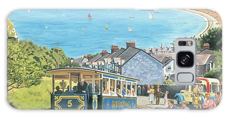 The Great Orme Galaxy Case featuring the painting The Great Orme, Llandudno by Trevor Mitchell