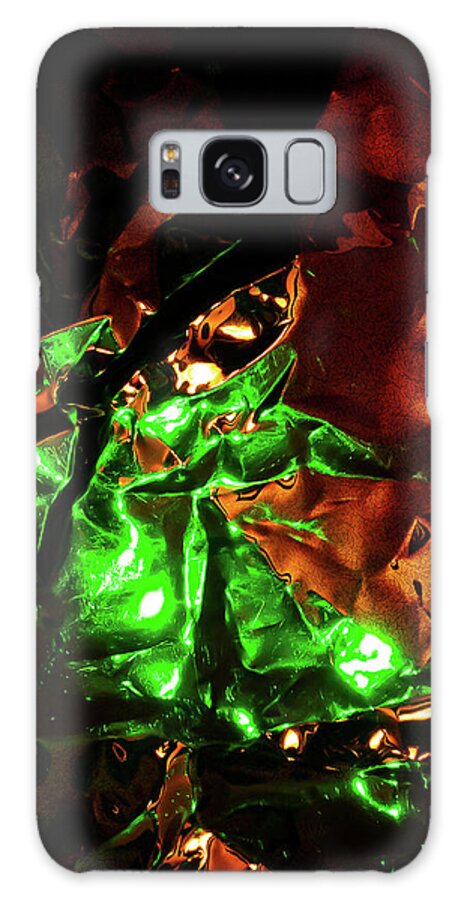 Abstract Galaxy Case featuring the digital art The Green Goblin by Liquid Eye