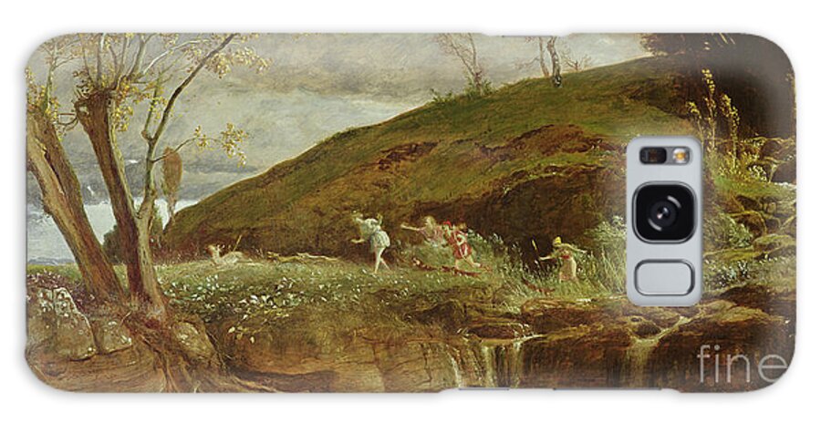 Hunter Galaxy Case featuring the painting The Hunt Of Diana, 1896 By Arnold Bocklin by Arnold Bocklin
