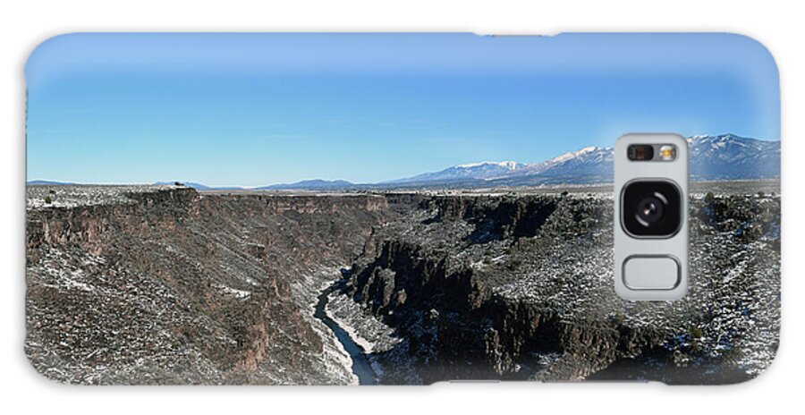 Gorge Galaxy Case featuring the photograph The Rio Grande Gorge by Leslie M Browning