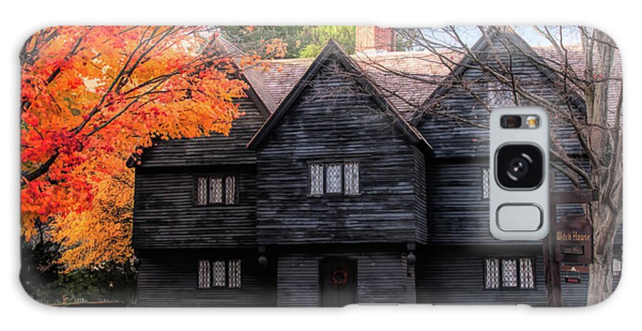 Salem Witch House Galaxy Case featuring the photograph The Salem Witch House by Jeff Folger