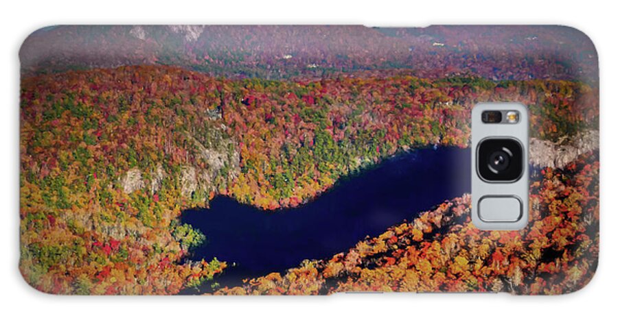 Panoramic Galaxy Case featuring the photograph The Shadow of the Bear-Cashiers Highlands NC by Janice Pariza