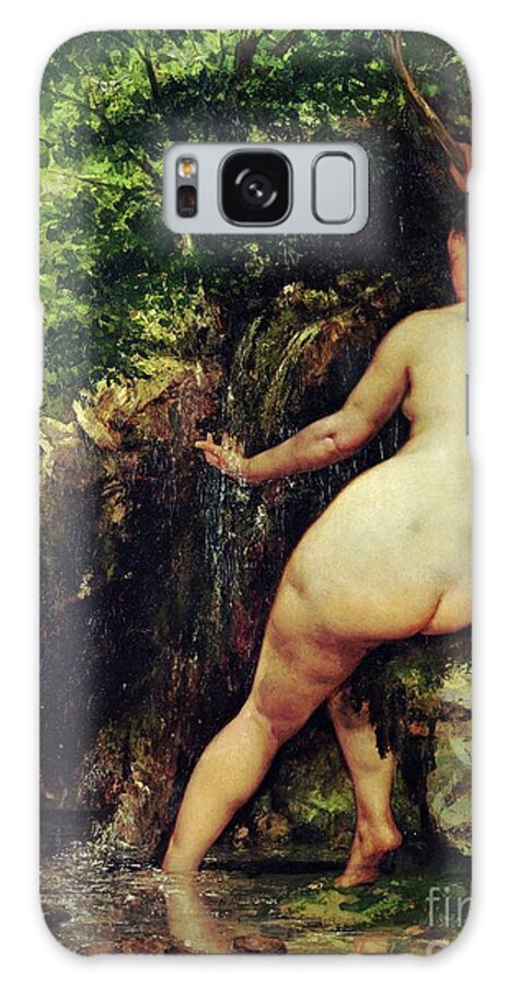 19th Century Galaxy Case featuring the painting The Source Or Bather At The Source, 1868 by Gustave Courbet