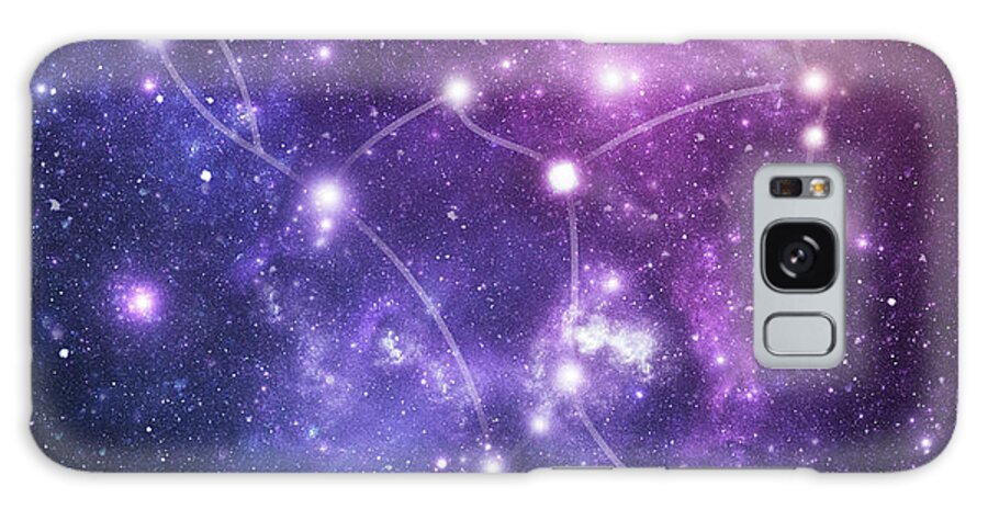 Black Color Galaxy Case featuring the photograph The Stars Constellation Of Orion by Sololos