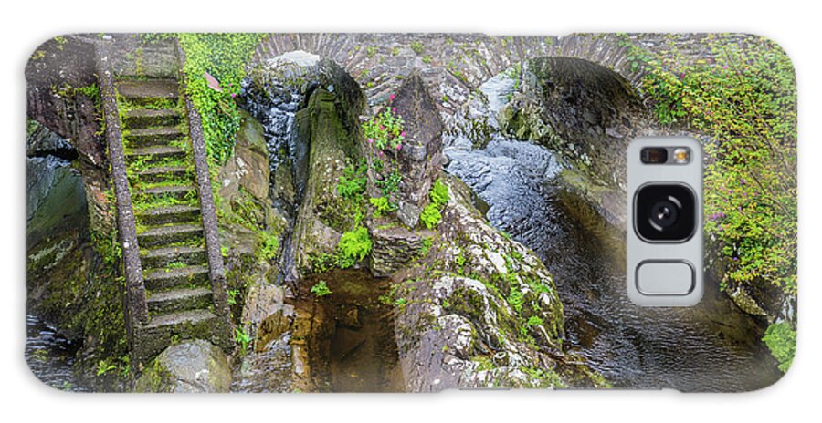 Stone Bridge Galaxy Case featuring the photograph The Stone Bridge in Sneem by Eva Lechner