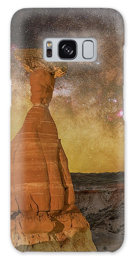 Astronomy Galaxy S8 Case featuring the photograph The Toadstool and the Core by Ralf Rohner