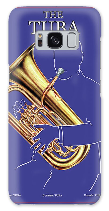 Music Galaxy Case featuring the painting The Tuba by Unknown