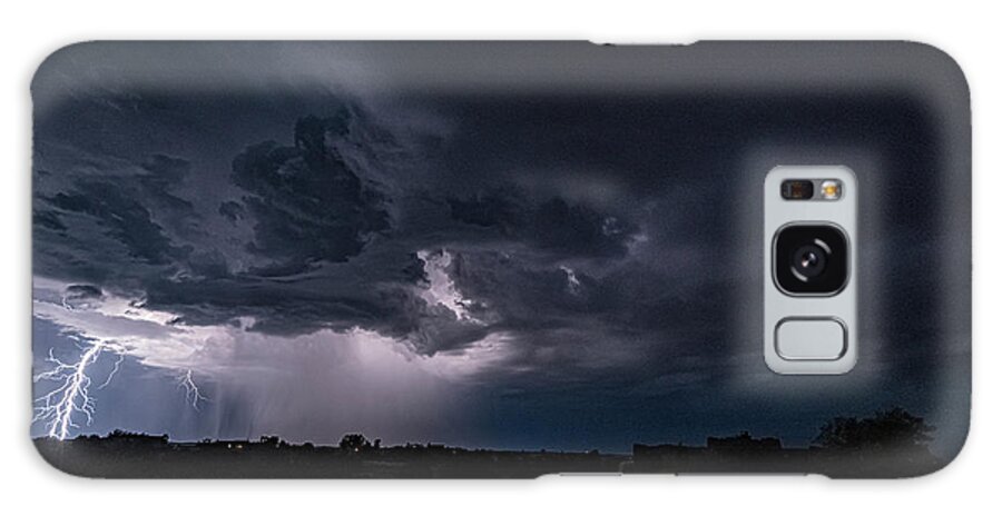 © 2019 Lou Novick All Rights Reversed Galaxy Case featuring the photograph Thunderstorm #1 by Lou Novick