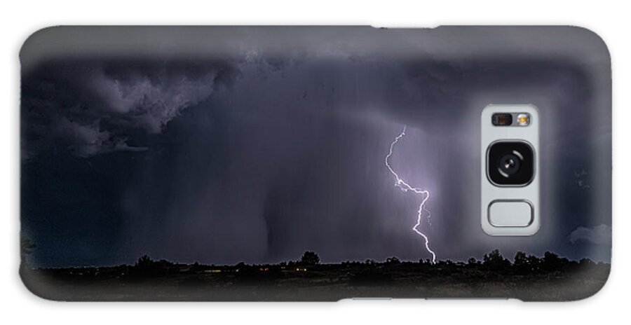 © 2019 Lou Novick All Rights Reversed Galaxy Case featuring the photograph Thunderstorm #5 by Lou Novick