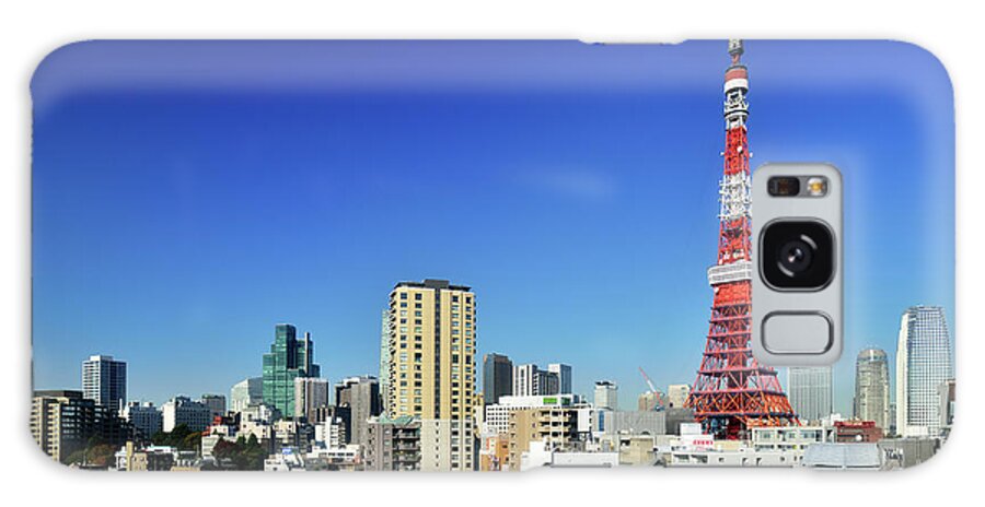 Tokyo Tower Galaxy Case featuring the photograph Tokyo Tower And Cityscape by Vladimir Zakharov