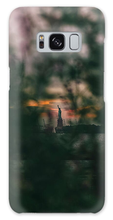 Statue Galaxy S8 Case featuring the photograph Torchlight by Peter Hull