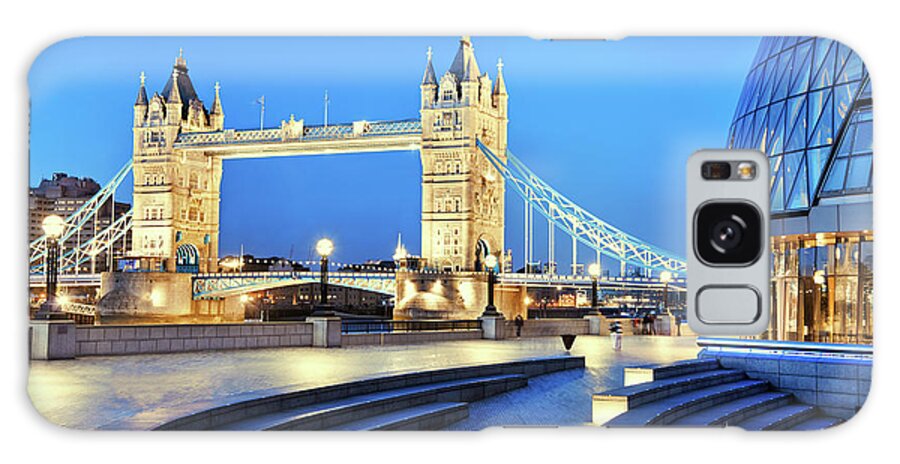 Drawbridge Galaxy Case featuring the photograph Tower Bridge In London by Nikada