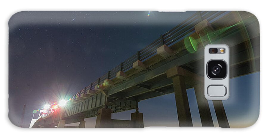Townsend Inlet Galaxy Case featuring the photograph Townsend Bridge by Kristopher Schoenleber
